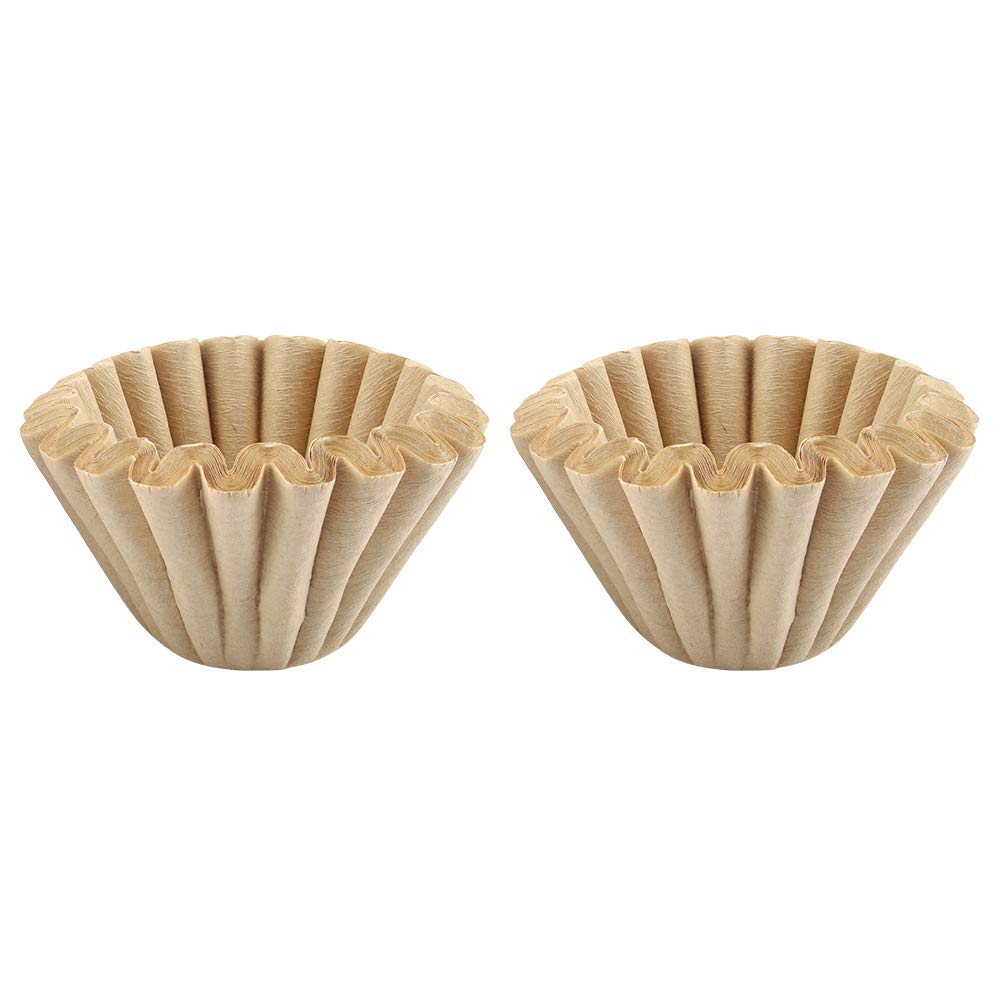 Premium Coffee Filters 50Pcs - Unbleached Single Serve Paper Filters for Home, Office, Restaurant & Camping Use (1-4 Cup Size) | Ideal for Pour Over, Drip Coffee Makers & Outdoor Brewing