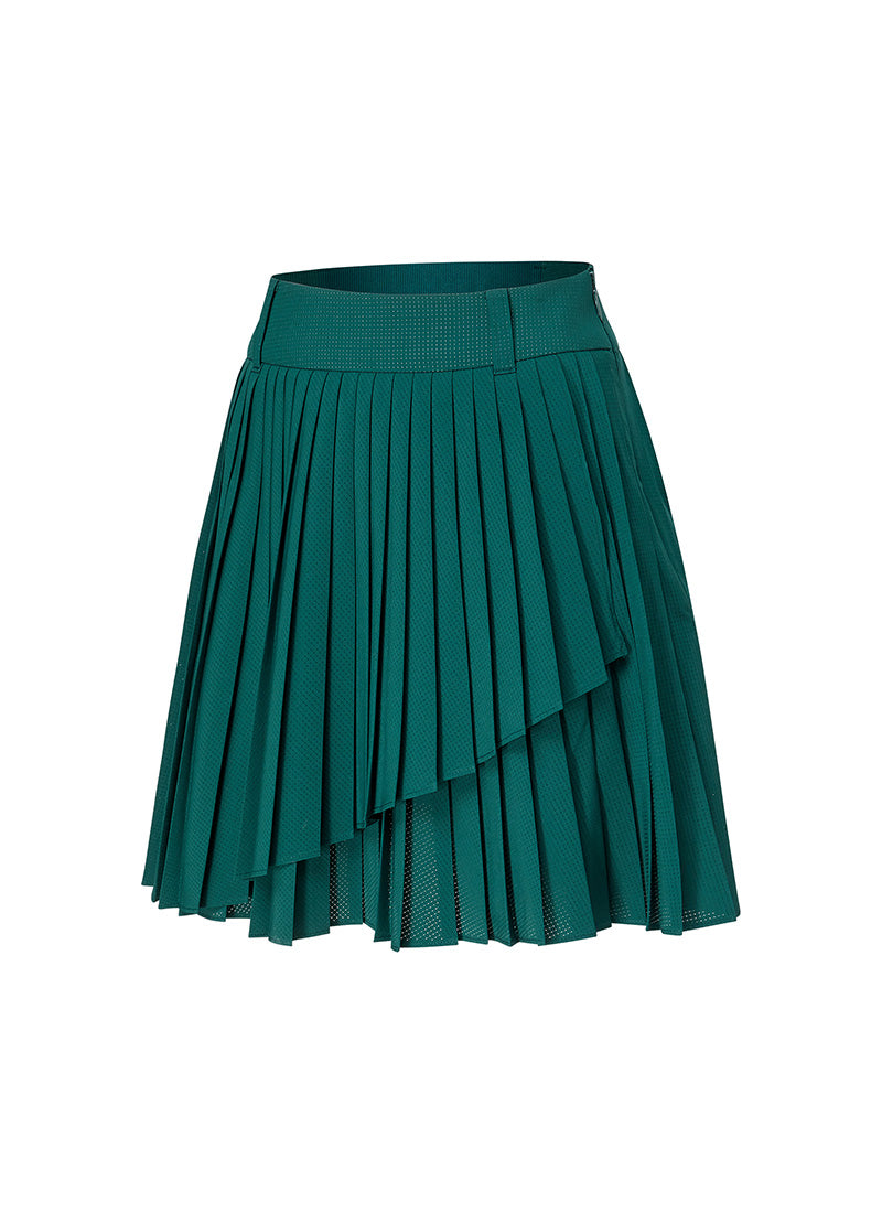Magic Hole Pleats Culottes Skirt - Women's High Waist Flowy Palazzo Pants for Office, Casual & Summer Outfits | Trendy & Comfortable Wide Leg Trousers