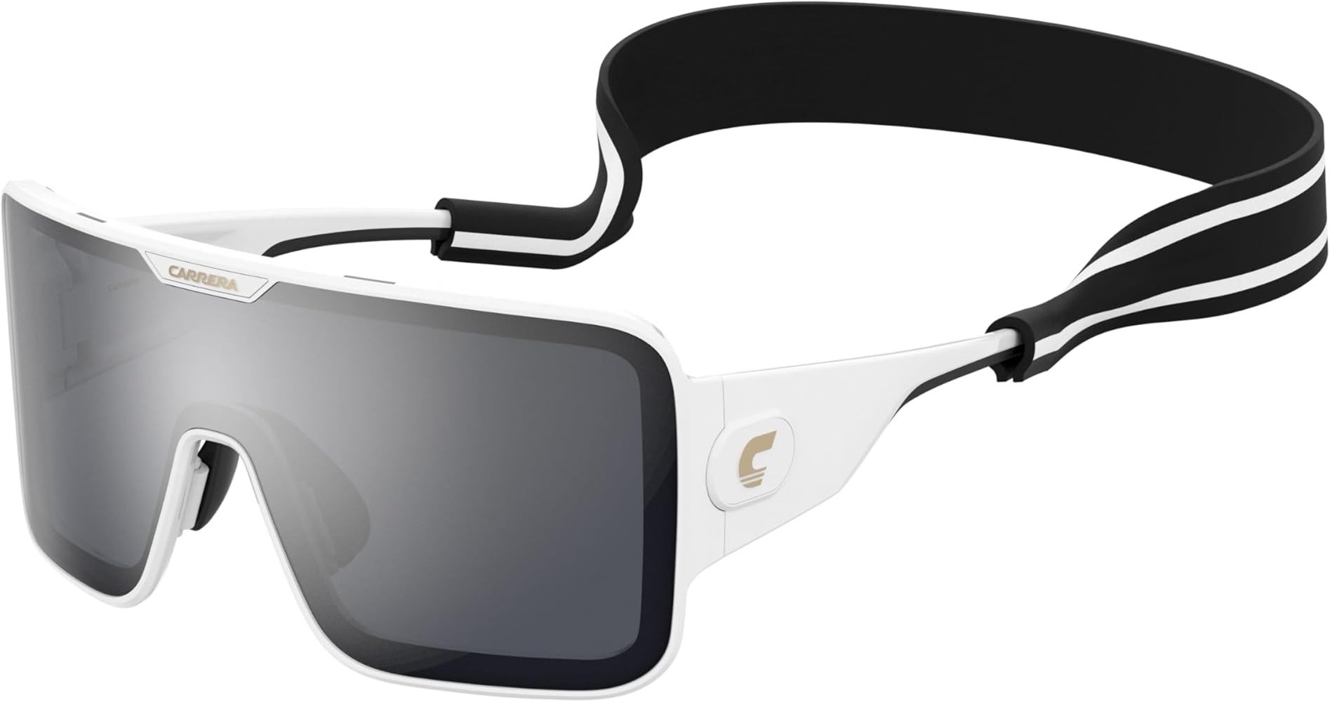 Carrera Flaglab 15 Oversized Silver Mirror Sunglasses for Women & Men - UV Protection, Fashionable & Trendy Shades for Beach, Driving & Outdoor Activities