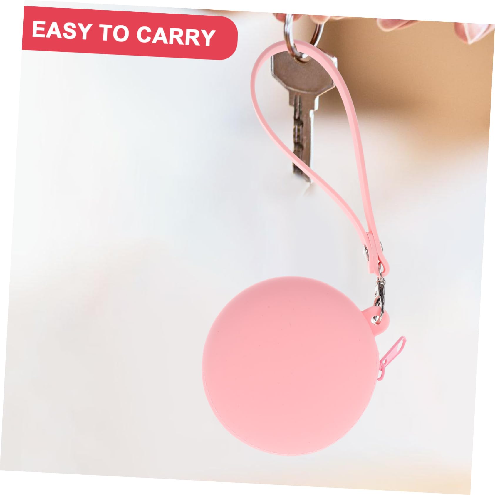 Veemoon Lightweight 2 Pack Earphone Cases - Portable Headphone Storage Pouch with Keychain for AirPods, Earbuds & Wireless Headphones - Travel Safe Storage Organizer for Commuting, Gym & Outdoor Activities