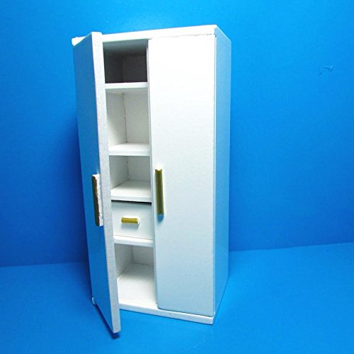 Miniature Dollhouse Kitchen Refrigerator Freezer Set - Tiny Fairy Garden Accessories for Dollhouse Decor, Room Display & Collectibles | Perfect for DIY Miniature Scenes, Fairy Gardens & Dollhouse Kitchens