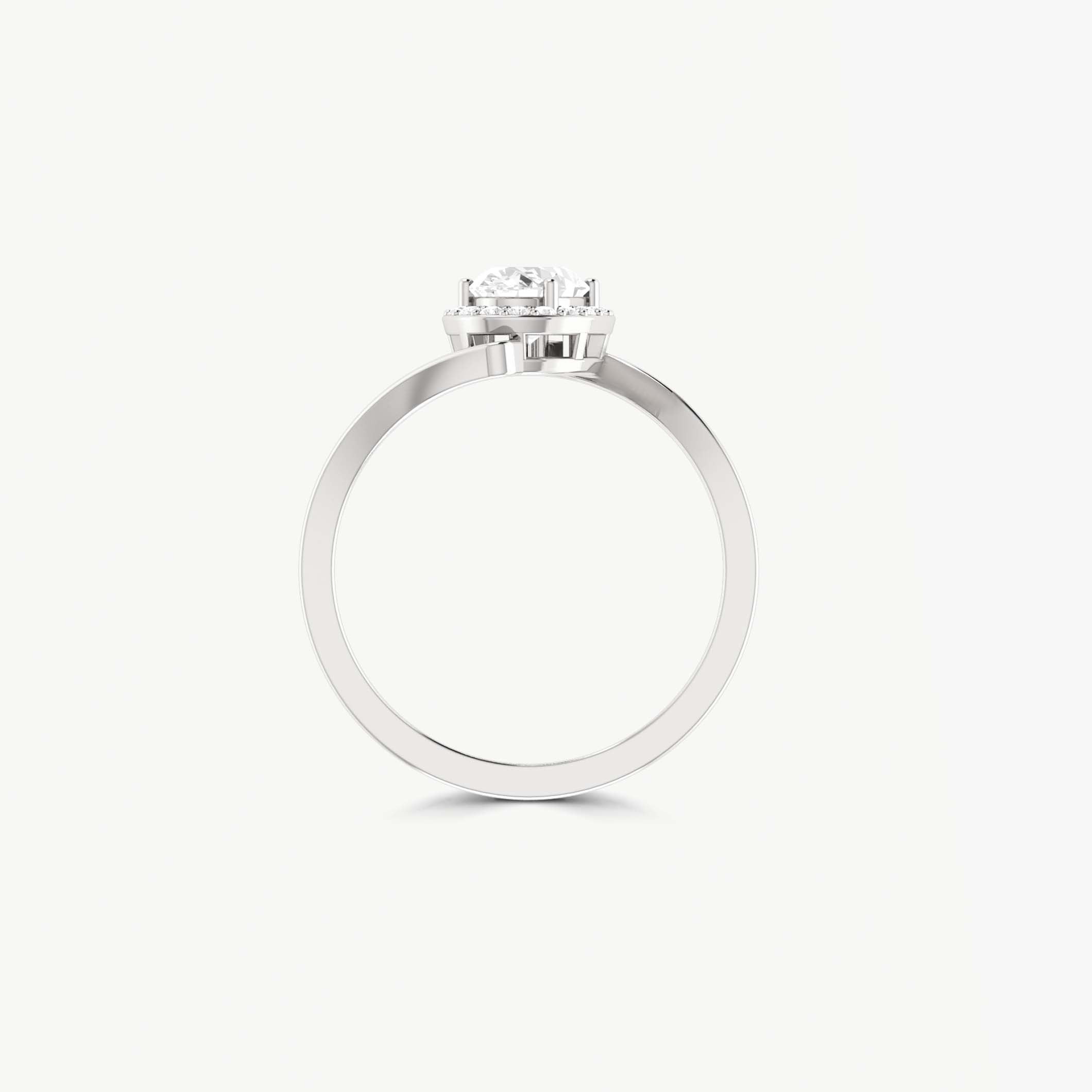 18K Gold Vermeil or Sterling Silver Oval Simulated Diamond Ring - Elegant Jewelry for Engagement, Wedding & Special Occasions
