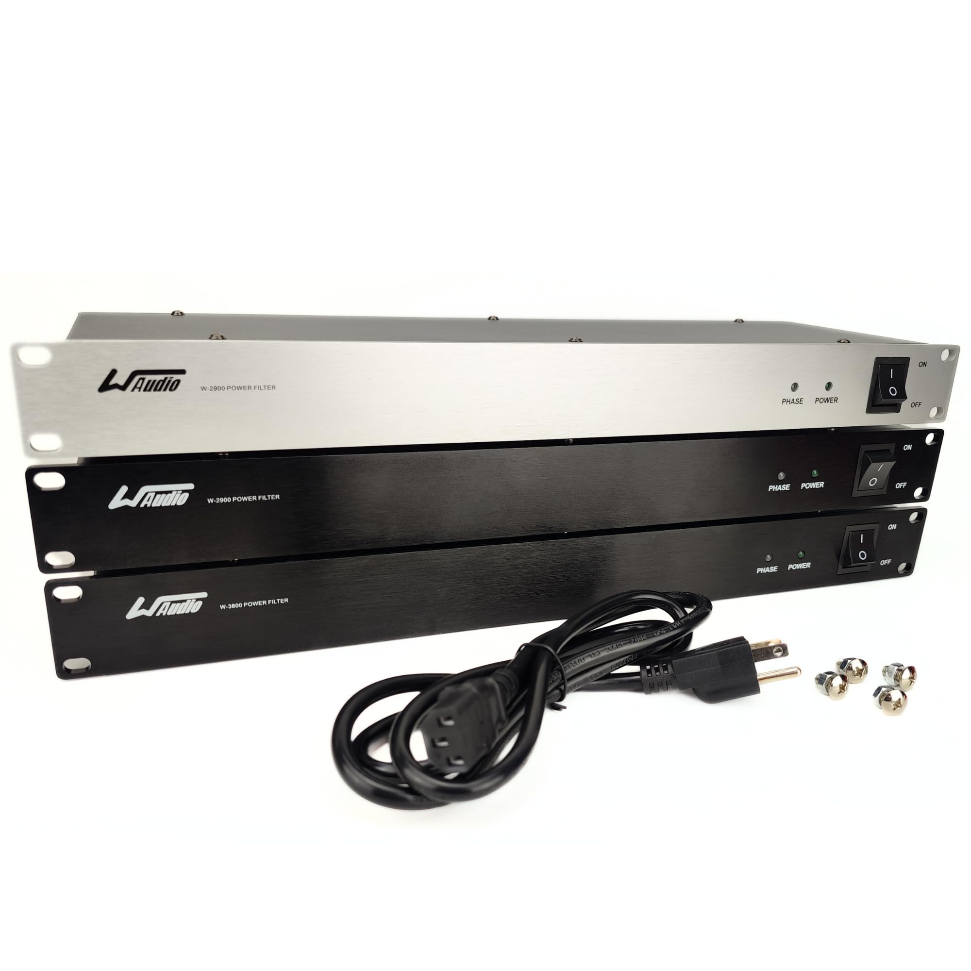1U Rackmount Power Conditioner - AC Noise Filter & Surge Protector for Home Theater, Studio & Server Rack (Black)