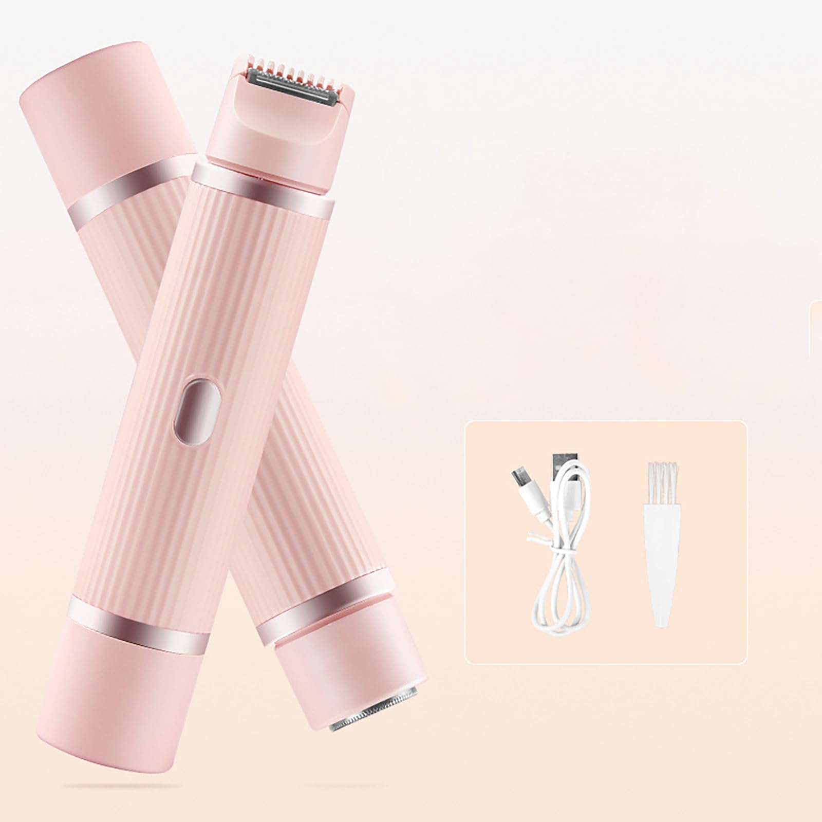 Electric Bikini Trimmer for Women - USB Rechargeable Wet/Dry Body Hair Shaver & Groomer - Perfect for Travel, Gym & Sensitive Skin Care