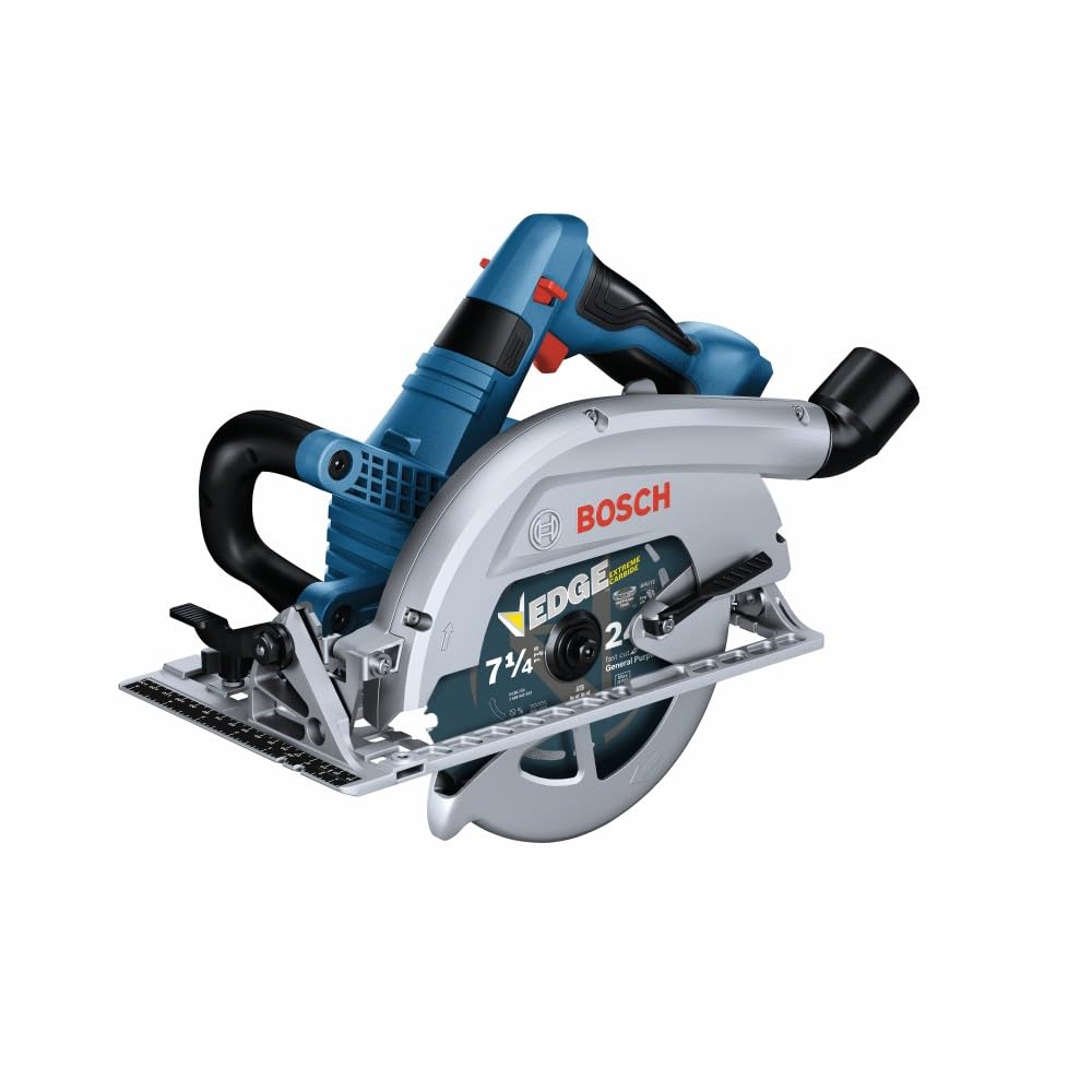 BOSCH GKS18V-26LN PROFACTOR™ 18V Cordless Circular Saw - 7-1/4 Inch Left-Blade, Bare Tool - Perfect for Woodworking, Framing, and DIY Projects