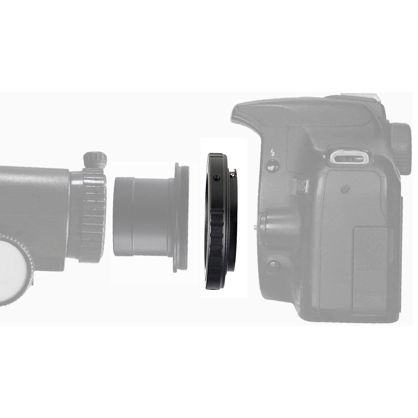Canon EOS SLR/DSLR Camera T Adapter for Telescope - Astronomy Photography Accessory for Stargazing & Astrophotography