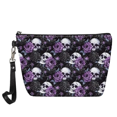 Skull Purple Roses