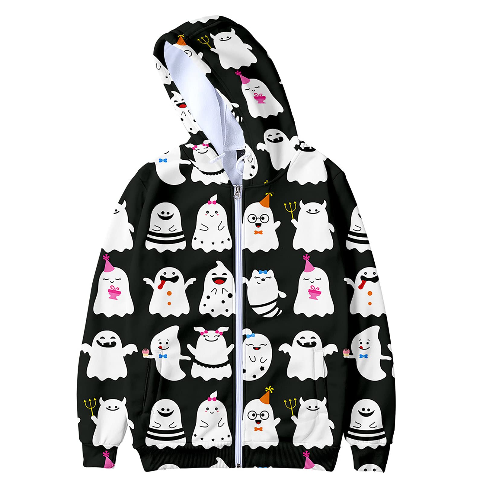 Women's Cute Dinosaur Print Pullover Hoodie - Long Sleeve Cartoon Casual Sweatshirt with Drawstring Hood | Perfect for Halloween Costume, Christmas Gifts & Streetwear Fashion