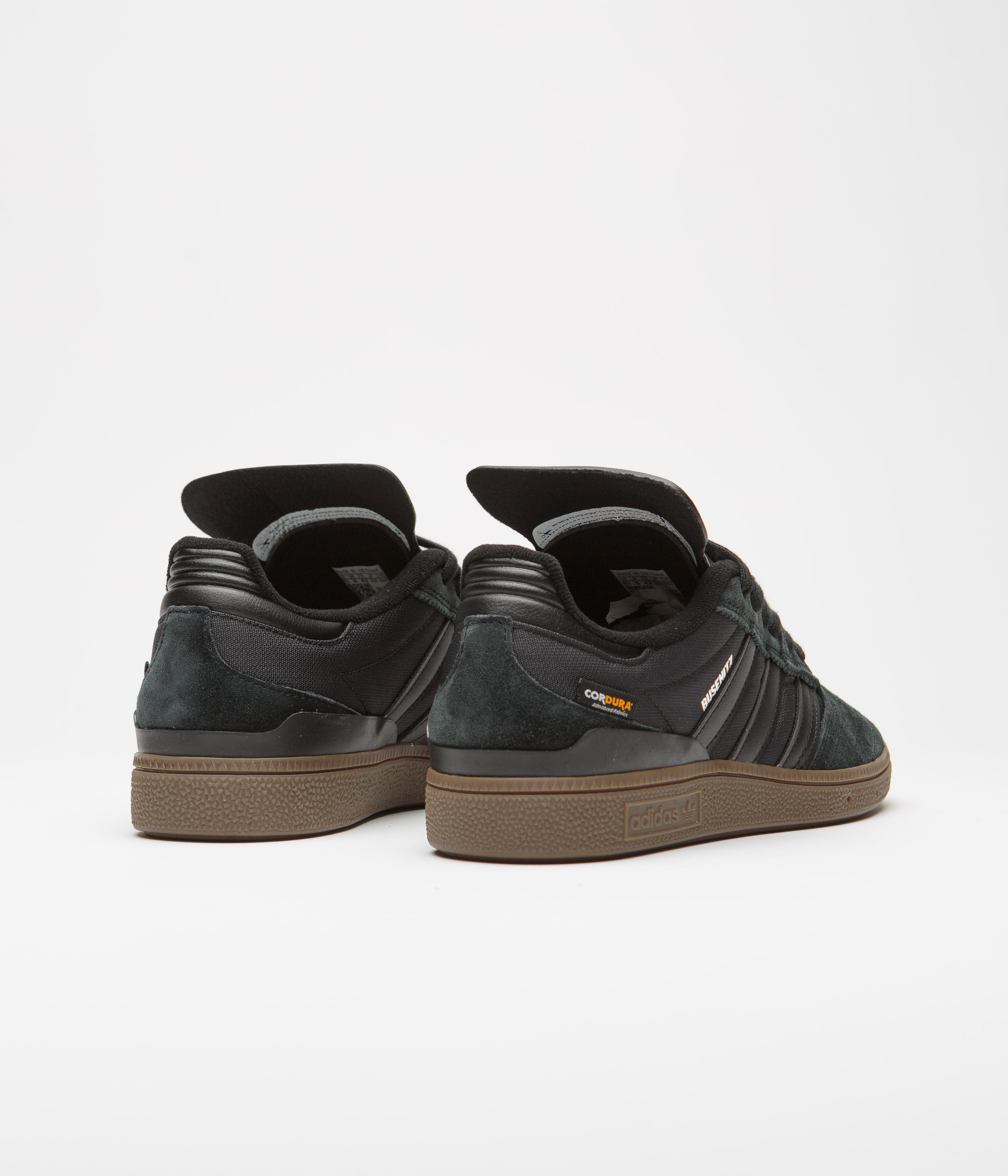 Adidas Busenitz Shoes Men's Skateboarding Sneakers - Core Black / Gum5 Sole for Comfort & Durability - Perfect for Street Skating & Casual Wear