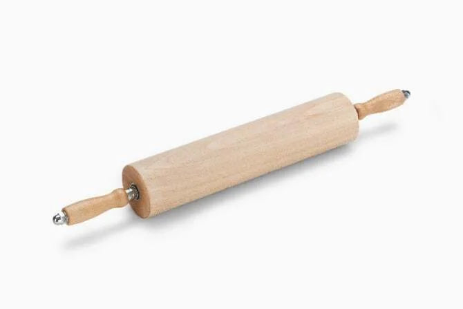 14 Inch Heavy Duty Rolling Pin - Premium Stainless Steel Baking Roller for Dough, Pastry, and Pizza - Perfect for Home Bakers and Professional Kitchens
