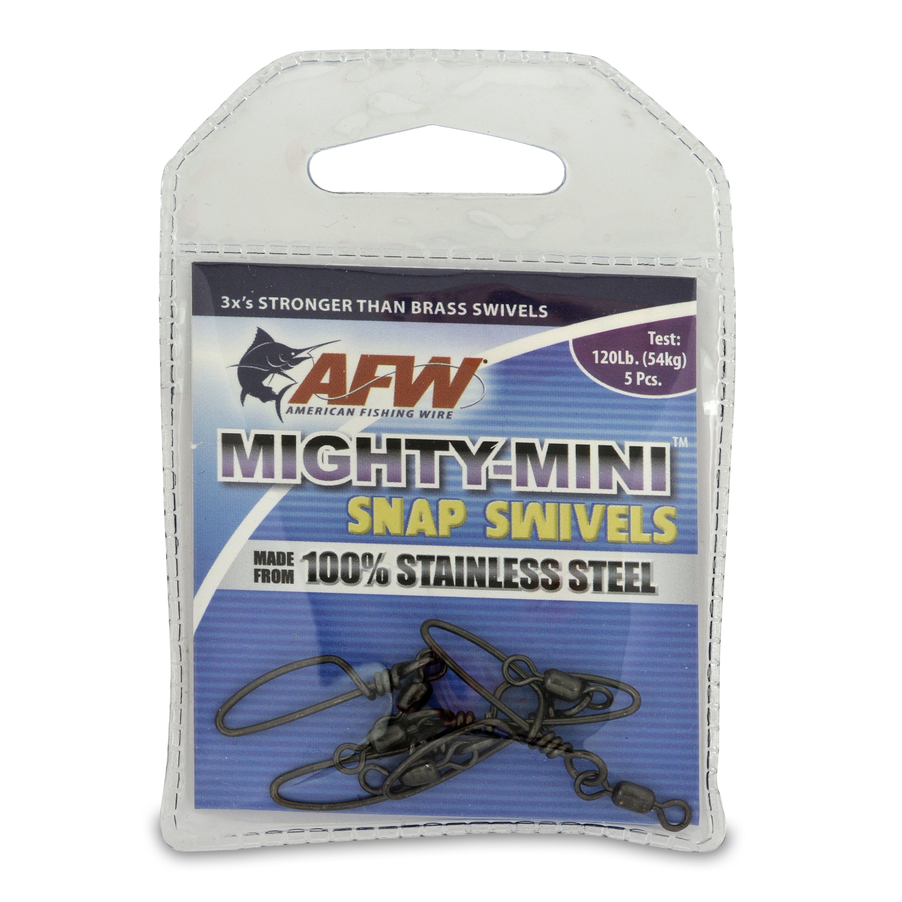 Premium Stainless Steel Fishing Snap Swivels - Heavy Duty Mini Crane Swivels for Saltwater & Freshwater Fishing - Ideal for Lures, Rigs & Tackle Boxes