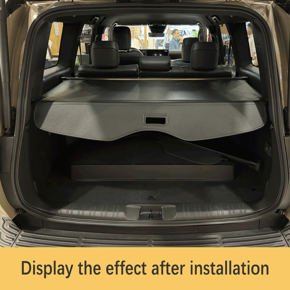 2024-2025 Toyota Land Cruiser & Lexus GX550 Retractable Cargo Cover - Premium Trunk Security Shade Privacy Screen for Rear Storage Protection | Perfect for Road Trips, Camping Gear Security & Everyday Privacy