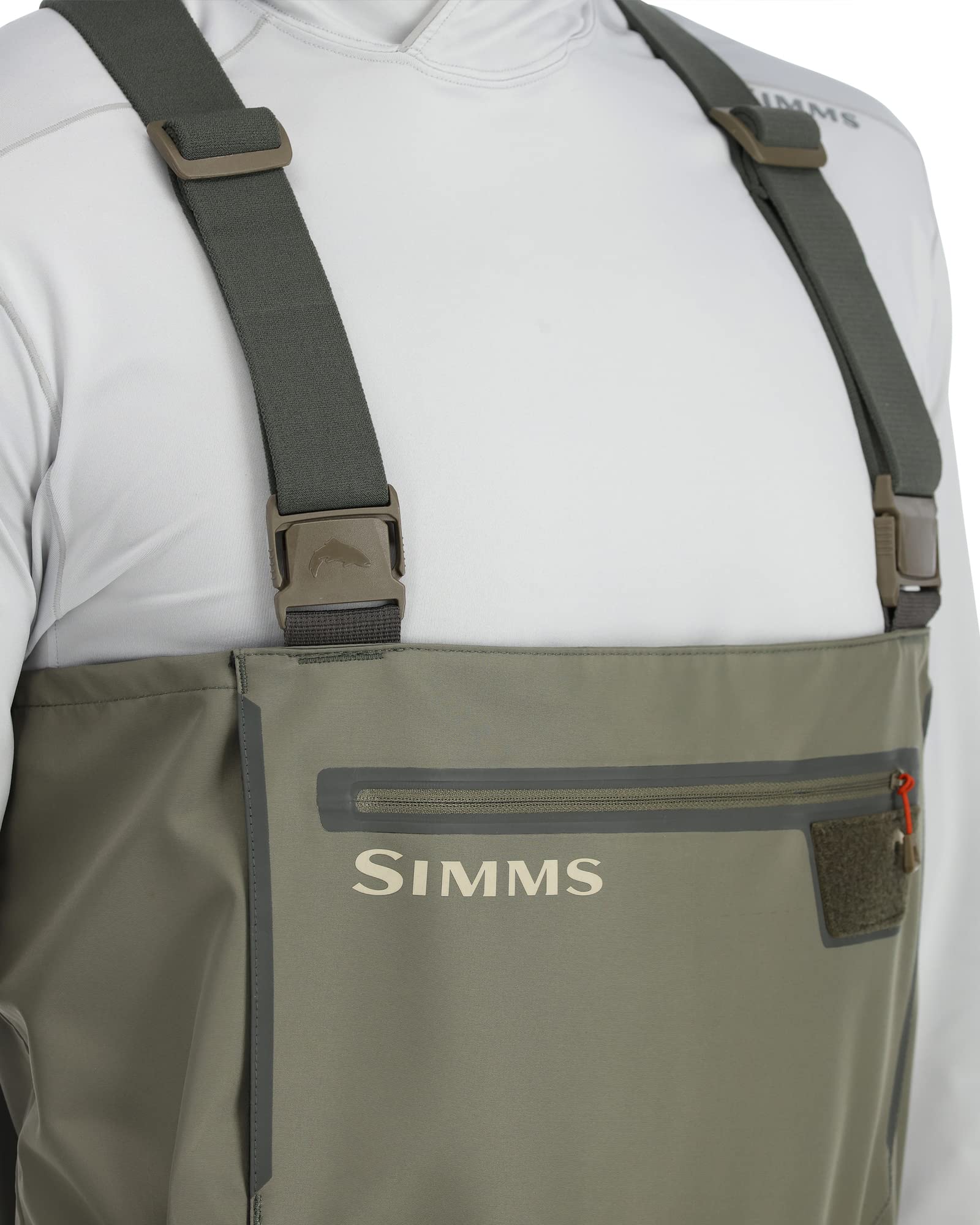 Simms Men's Tributary Stockingfoot Chest-High Fishing Waders - Durable, Breathable, Waterproof Fly Fishing Gear for Men - Ideal for Trout, Salmon & Stream Fishing Adventures