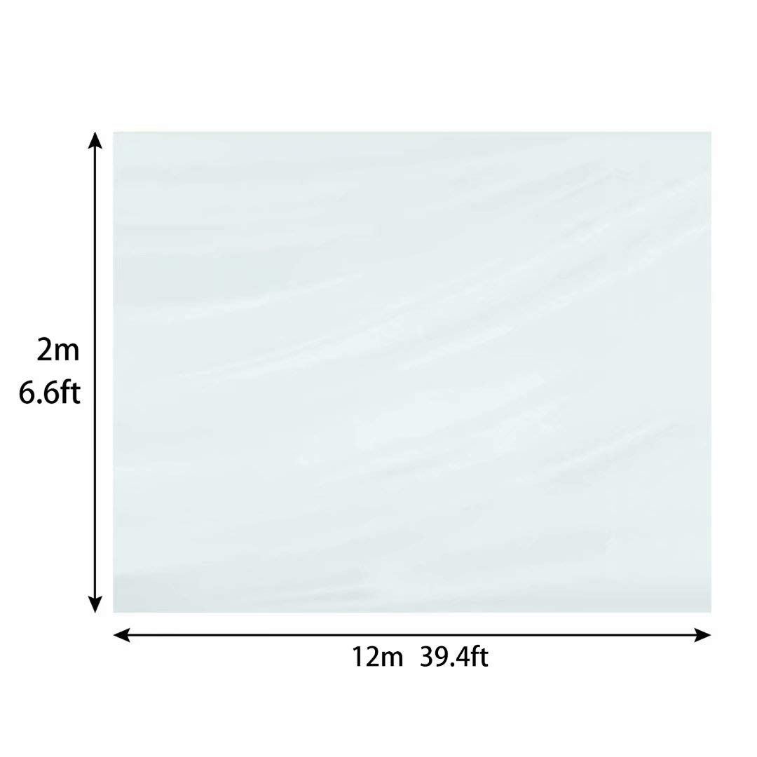 Premium 6.56x39.4Ft Clear Greenhouse Plastic Film - UV Resistant Polyethylene Sheeting for Plant Protection, Freeze & Frost Prevention - Ideal for Gardening, Agriculture & Backyard Greenhouses