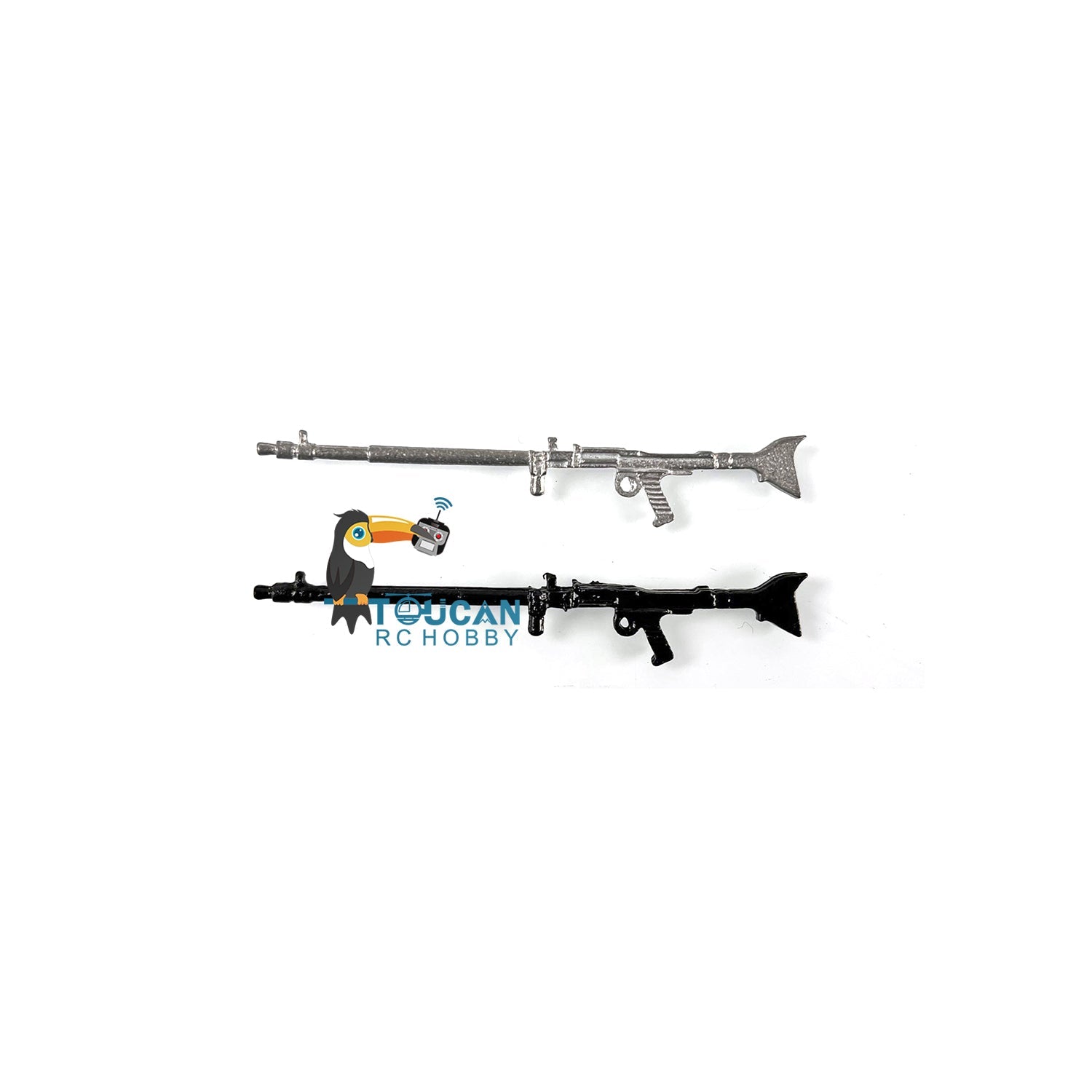 1/16 Scale Metal Machine Gun for Henglong RC Tanks - Compatible with Sherman 3898, M1A2, Panzer III, King Tiger 3848, Challenger 3908 - Upgrade Part for Tank Battles & Military Model Displays
