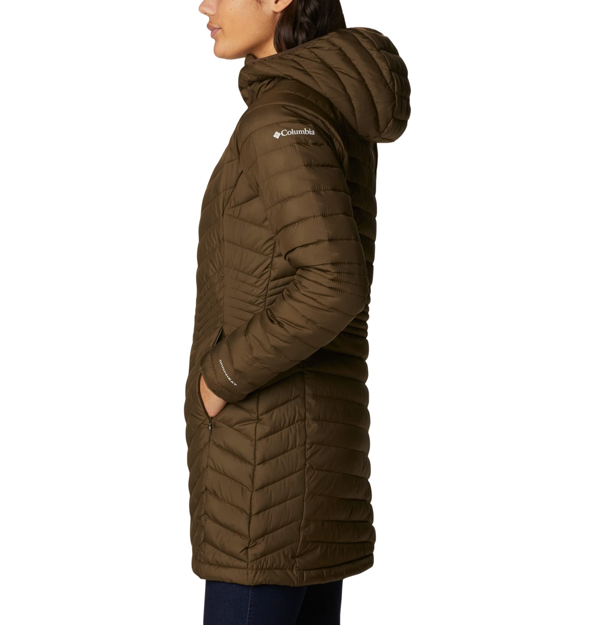 Columbia Women's Powder Lite Mid Jacket - Waterproof Winter Jacket for Skiing, Hiking & Outdoor Activities | Lightweight Insulated Coat for Cold Weather