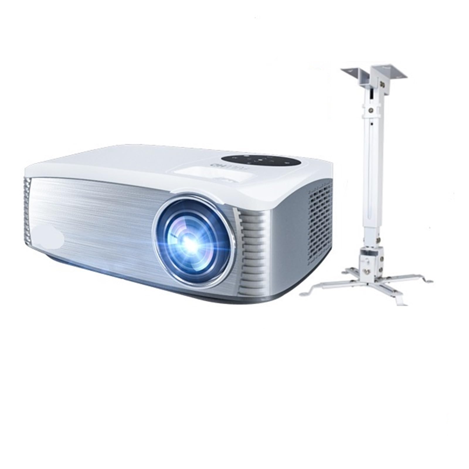 RYMMKOP C6A 300-inch Android 9.0 WiFi 5G Full HD 1080P LED Projector - Home Theater & Outdoor Movie Night Projector for Smartphone, Laptop, Gaming & Streaming (Model: C6A Smart 9B)
