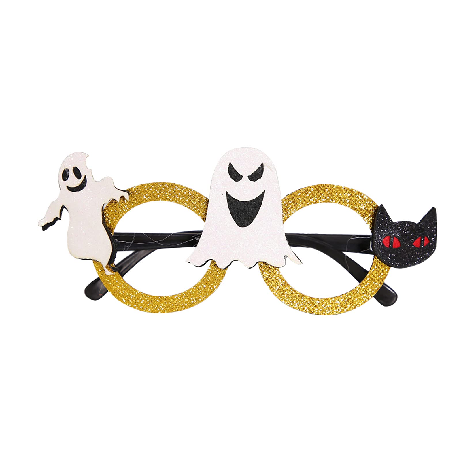 Funny Halloween Pumpkin Decorated Glasses - Cute Pumpkin Eyewear Craft for Kids & Teens (19x10x2) - Perfect for Halloween Parties, Trick or Treating & Costume Accessories