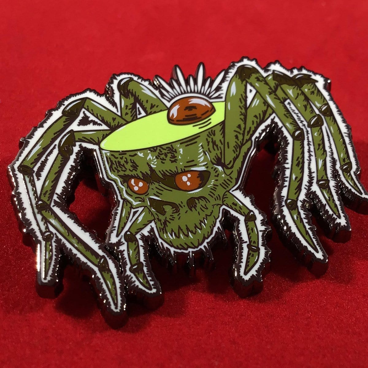 JesseJFR x Godmachine Arachnid Cado Collaborative Pin - Limited Edition Collectible Art Pin for Fans, Enthusiasts & Pin Traders - Perfect for Jackets, Backpacks & Pin Displays
