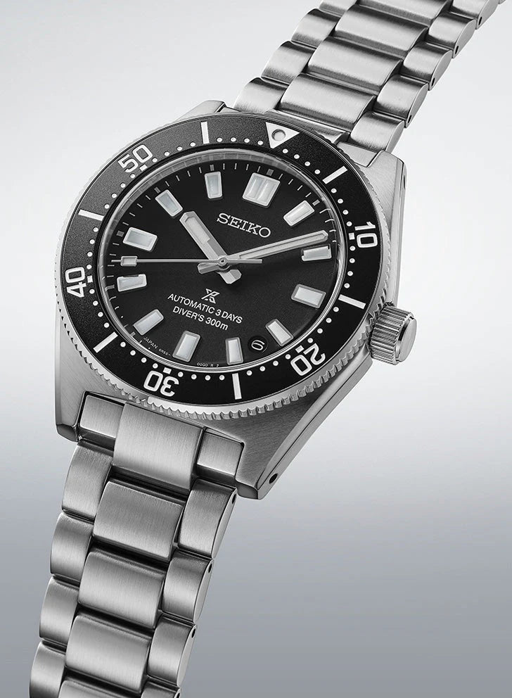Seiko Prospex 40mm Black Automatic Diver Watch for Men - Waterproof Stainless Steel Sports Watch for Diving, Swimming & Outdoor Adventures