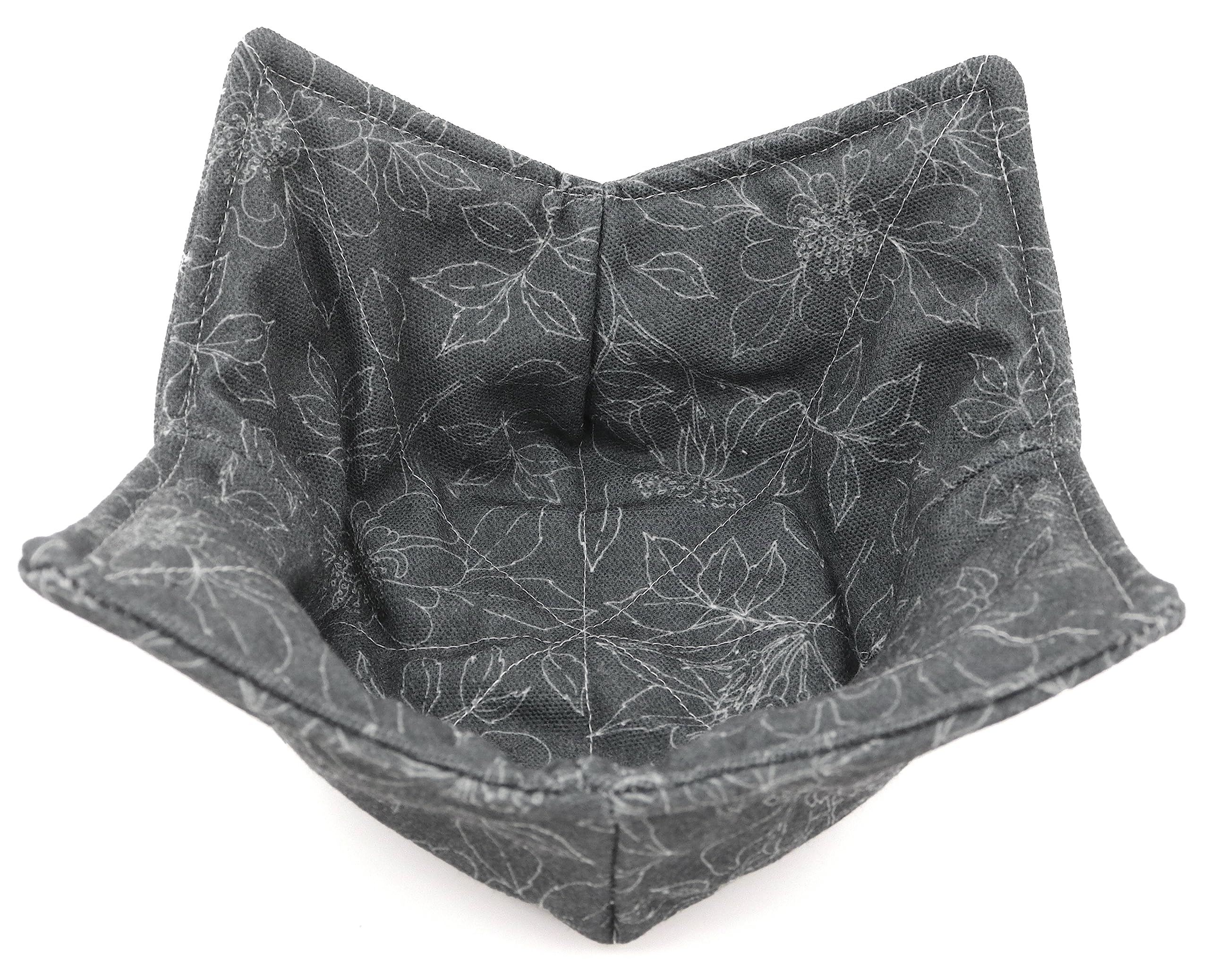 Microwave-Safe Cotton Bowl Cozy - Heat Resistant Hot Bowl Holder for Soup, Cereal & Oatmeal - Perfect for Microwave Use & Hand Protection While Eating