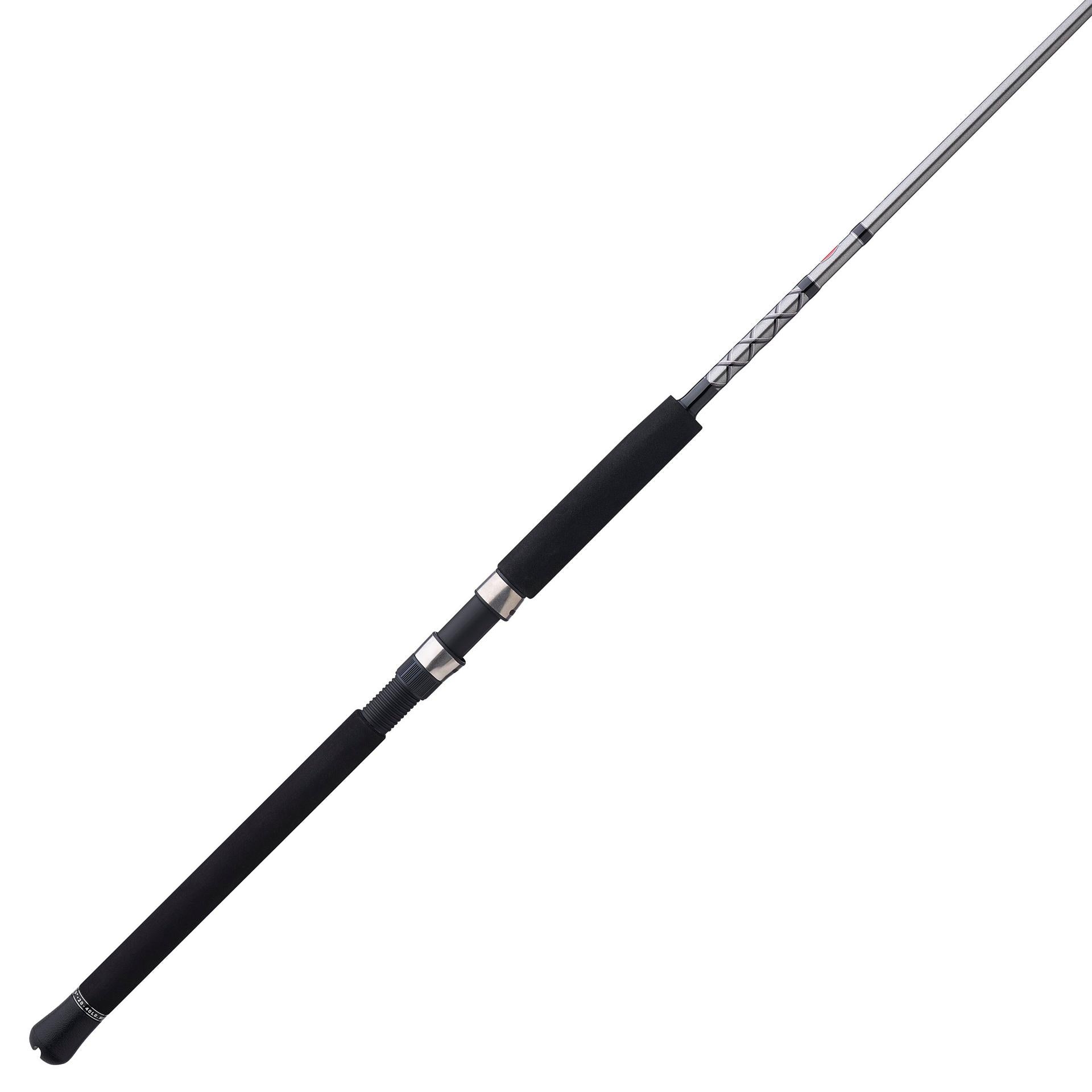 Ally™ II Spinning Boat Fishing Rod - Saltwater & Freshwater Fishing Pole for Offshore & Inshore Angling - Perfect for Deep Sea, Pier, and Kayak Fishing Adventures