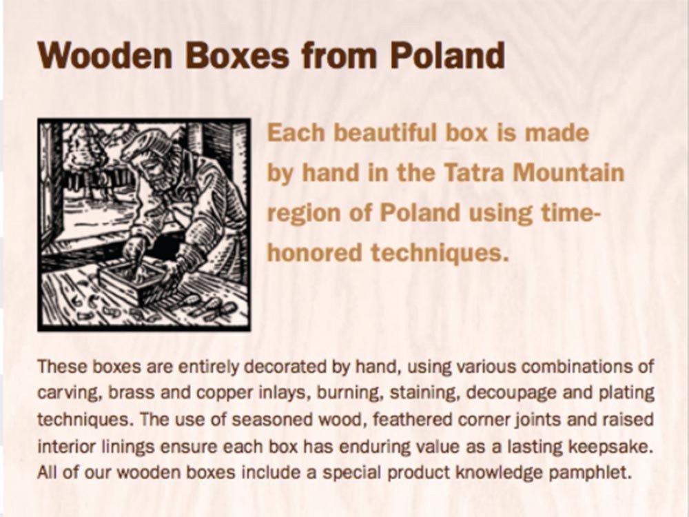Handmade Polish Wooden Jewelry Box - Elegant Gift for Women, Perfect for Storing Rings, Necklaces & Earrings - Ideal for Home Decor, Wedding Gifts & Travel Jewelry Storage