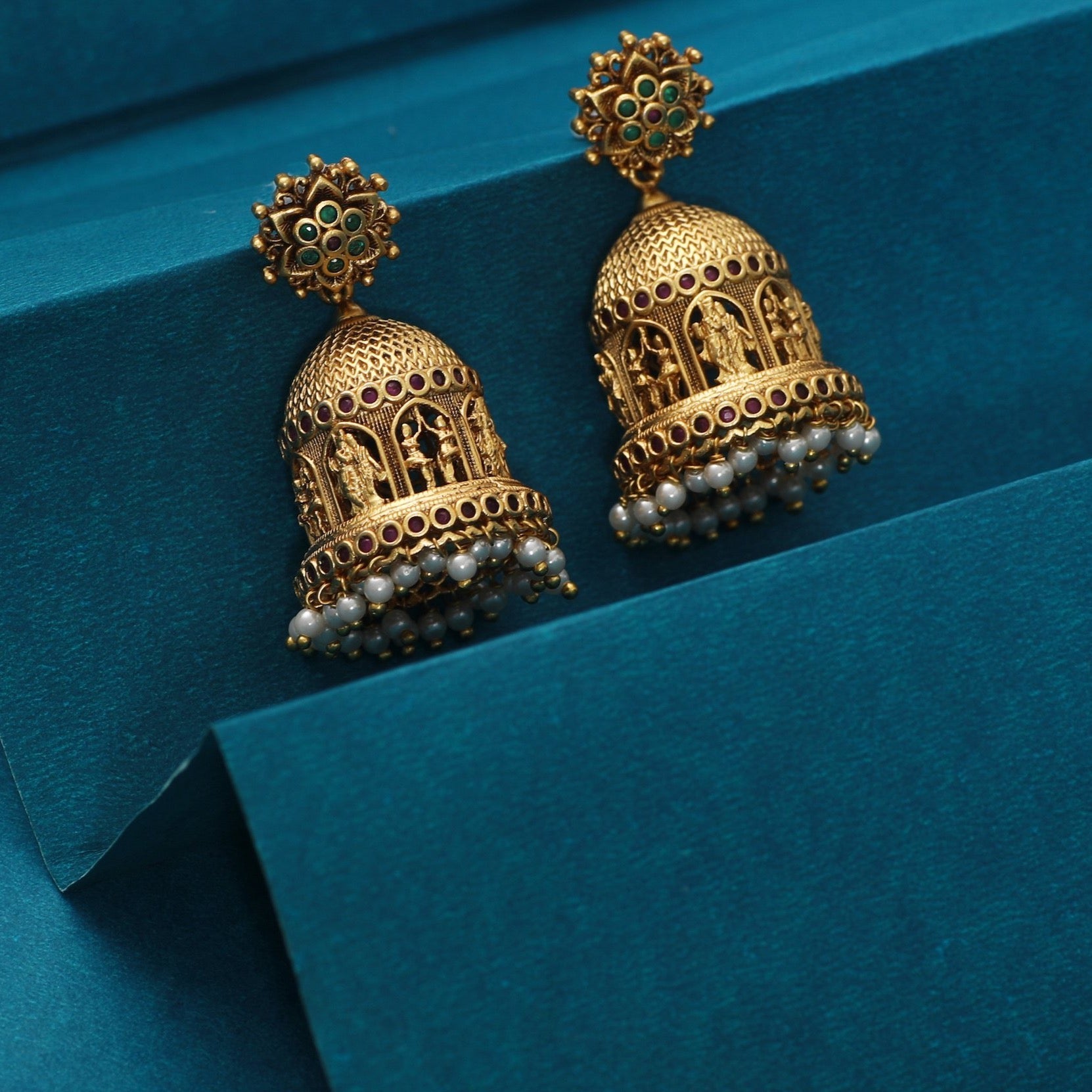 Vintage Leela Antique Earrings for Women - Handmade Boho Dangle Jewelry - Perfect for Weddings, Parties & Special Occasions