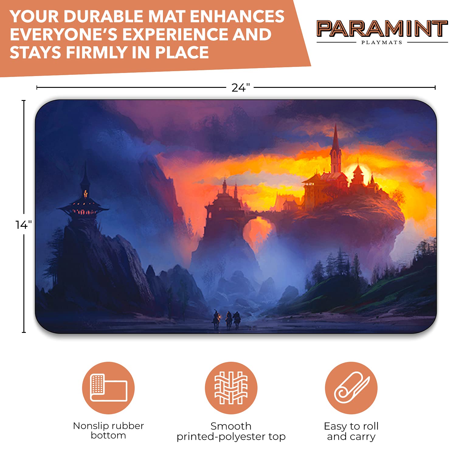 Andreas Rocha Magic The Gathering Playmat - Premium Stitched MTG Playmat for Magic, YuGiOh & TCG Games - Official Original Art Design - Perfect for Tournaments, Game Nights & Collectors