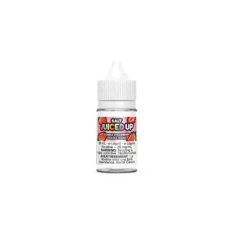 Double Strawberry Salt Nic E-Liquid - Juiced Up Salts 30mL Vape Juice for Pod Systems | Sweet Fruity Flavor for All-Day Vaping