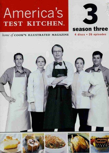 America's Test Kitchen: Season 3 | Cooking Show DVD | Learn Expert Recipes & Techniques | Perfect for Home Chefs & Food Enthusiasts