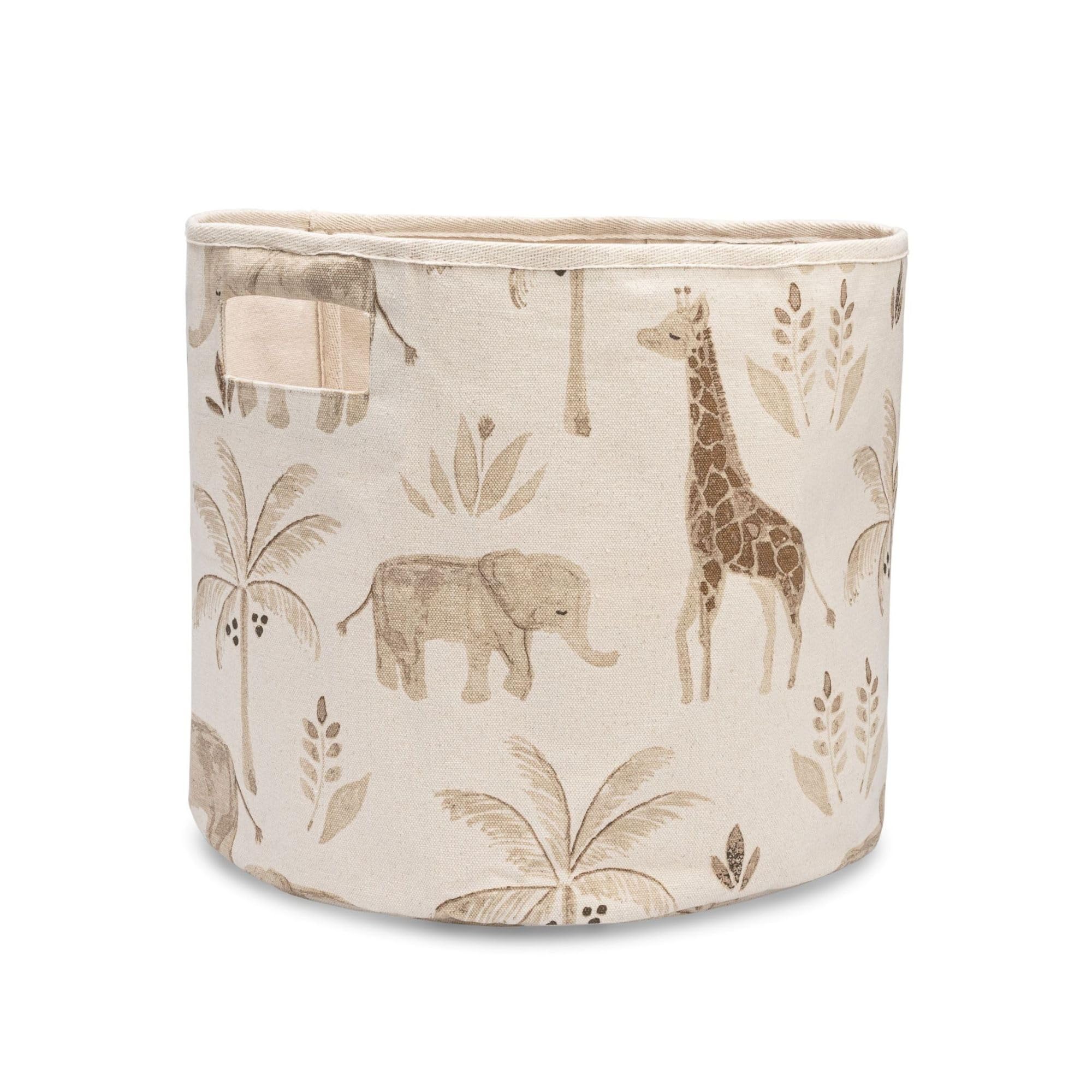 **Safari Animal Nursery Storage Basket - 13