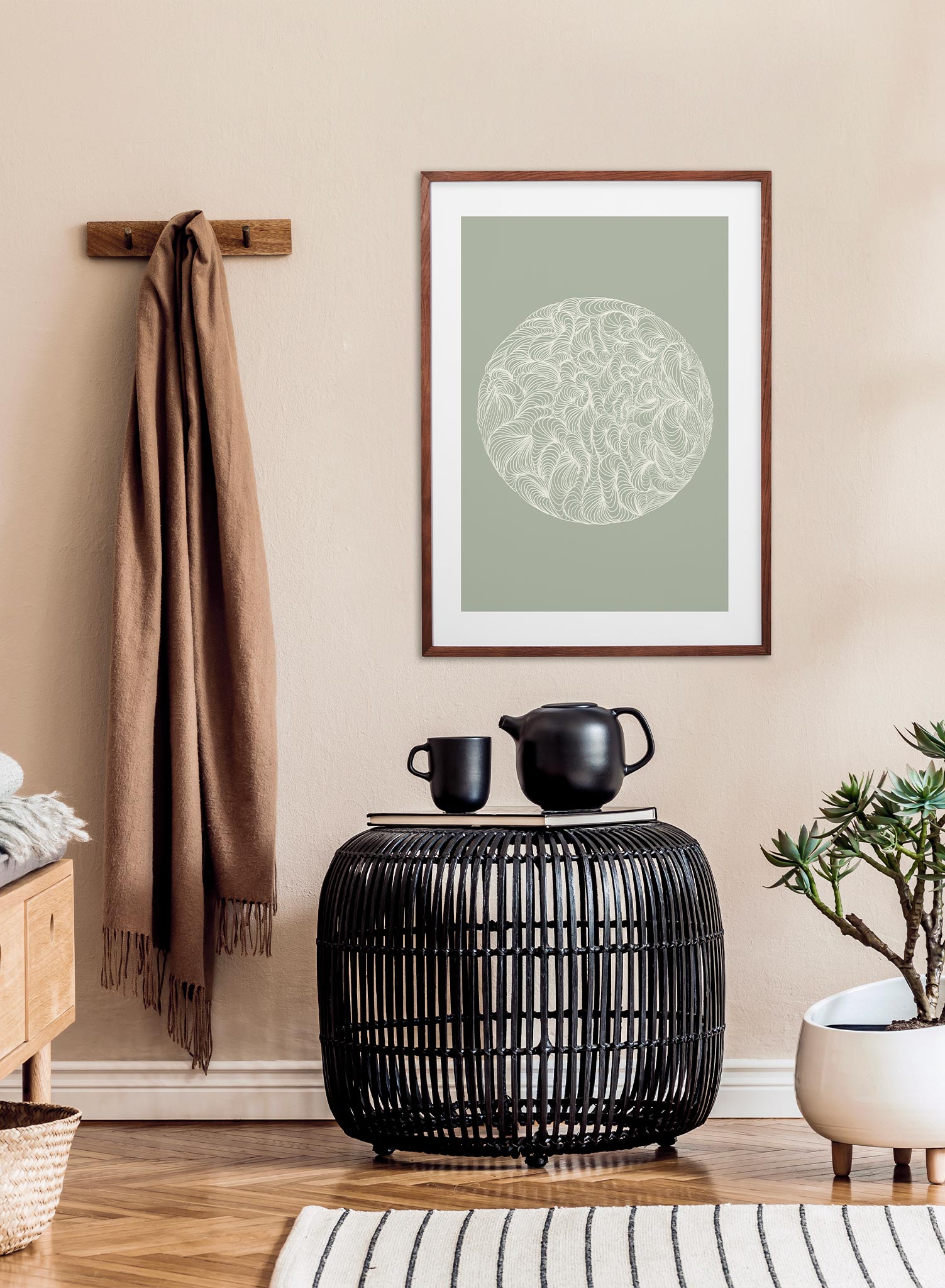 Nature Hypnosis Poster - Calming Landscape Art for Meditation, Yoga & Relaxation - Perfect for Home, Office & Therapy Rooms