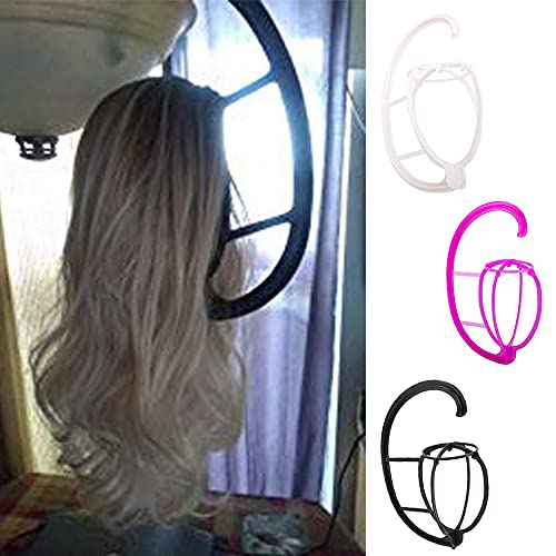 Portable Collapsible Wig Hanger & Dryer Stand - Durable Wig Holder for All Wigs & Hats - Perfect for Salon, Home Storage & Travel Use