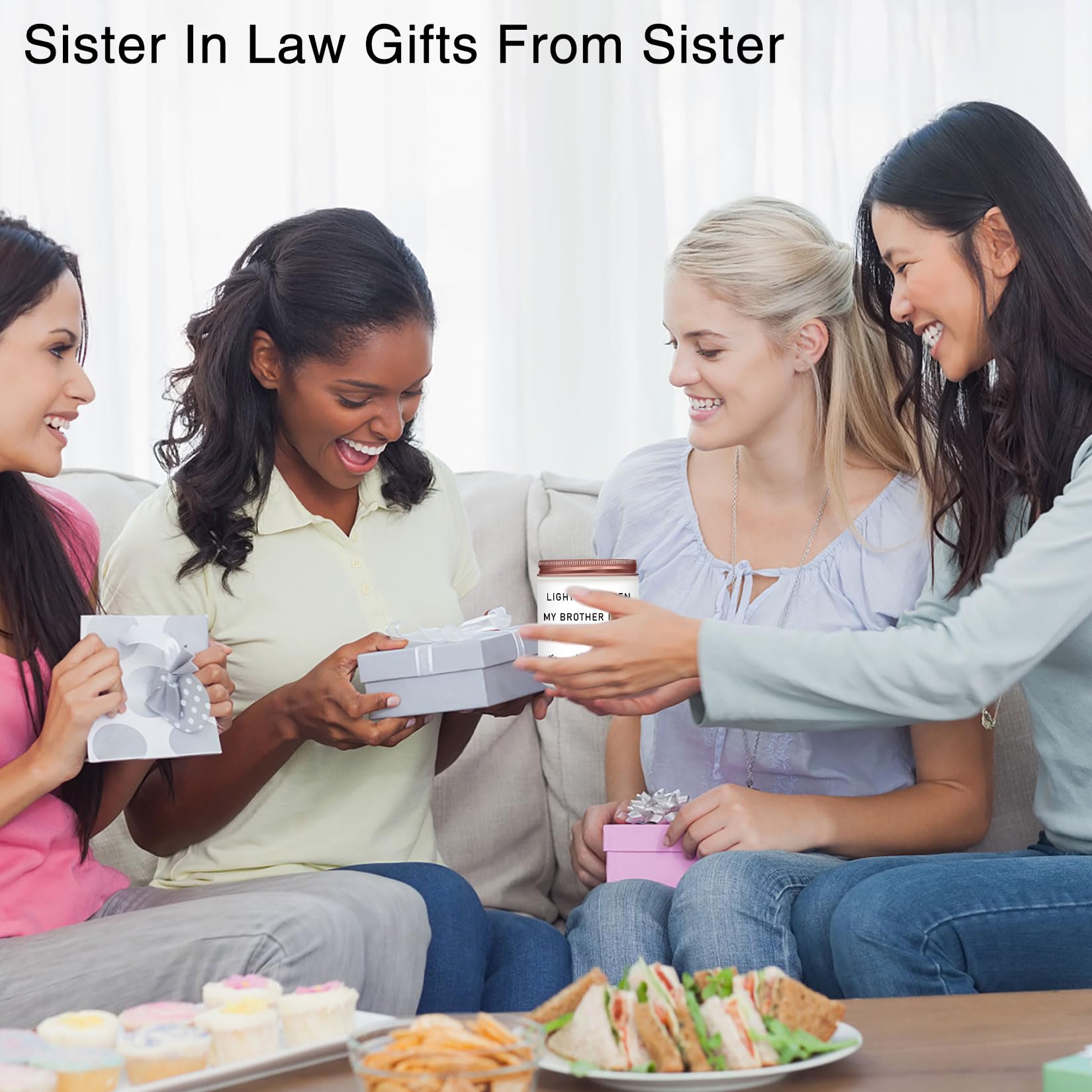 Funny Lavender Scented Candles - Perfect Sister-in-Law Gifts for Birthdays & Weddings