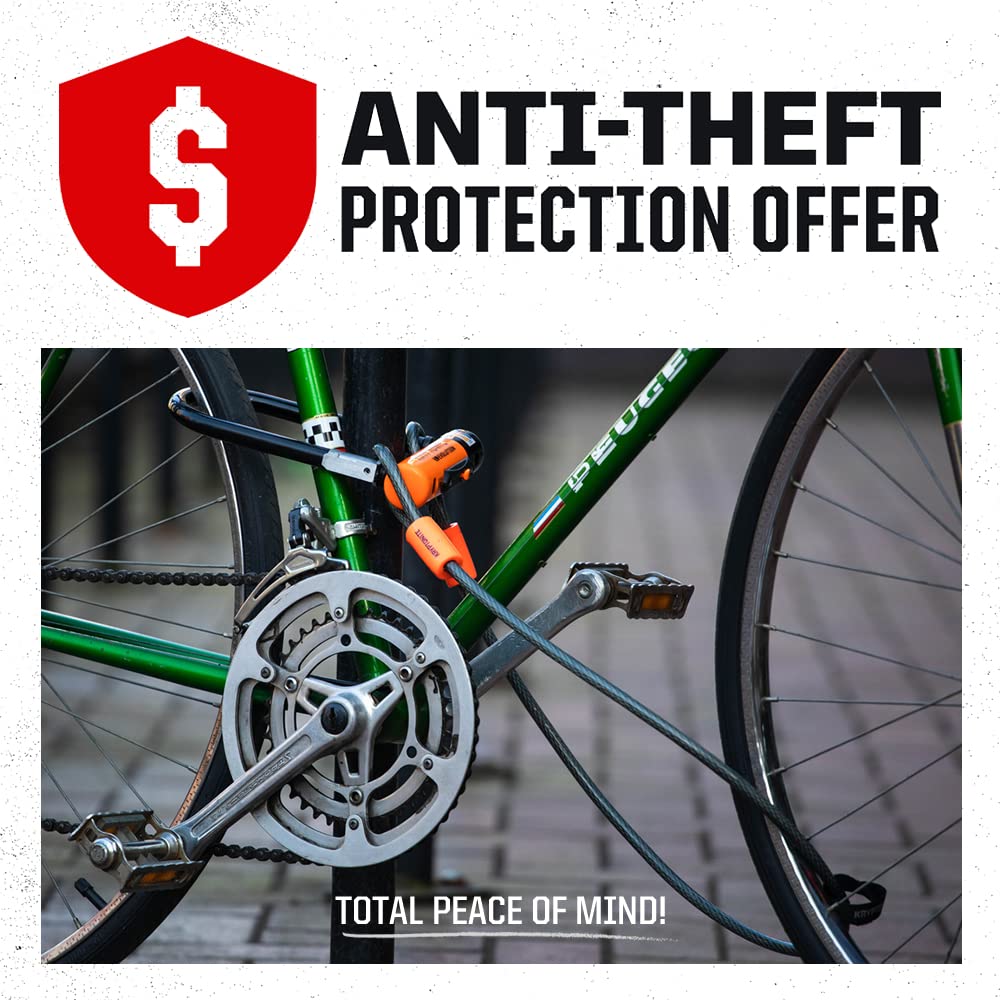 Kryptonite Keeper 585 Folding Bike Lock - High Security Anti-Theft Foldable Bicycle Lock with 4-Digit Resettable Combination, 85cm (33 in) - Perfect for E-Bikes, Scooters, Road & Mountain Bikes - Secure Parking at Work, School or Outdoor Adventures