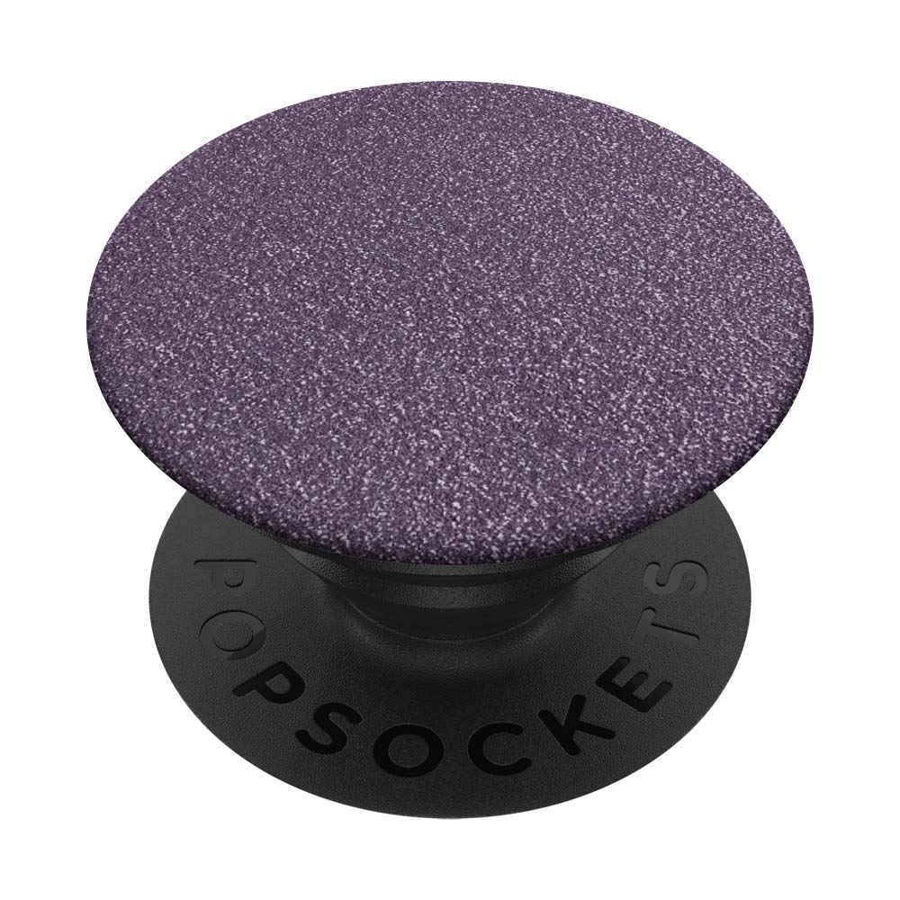 Lavender Purple Sparkle Glam Chic Design PopSockets PopGrip: Swappable Phone Grip for iPhone, Samsung & Tablets - Perfect for Selfies, Videos & Everyday Use