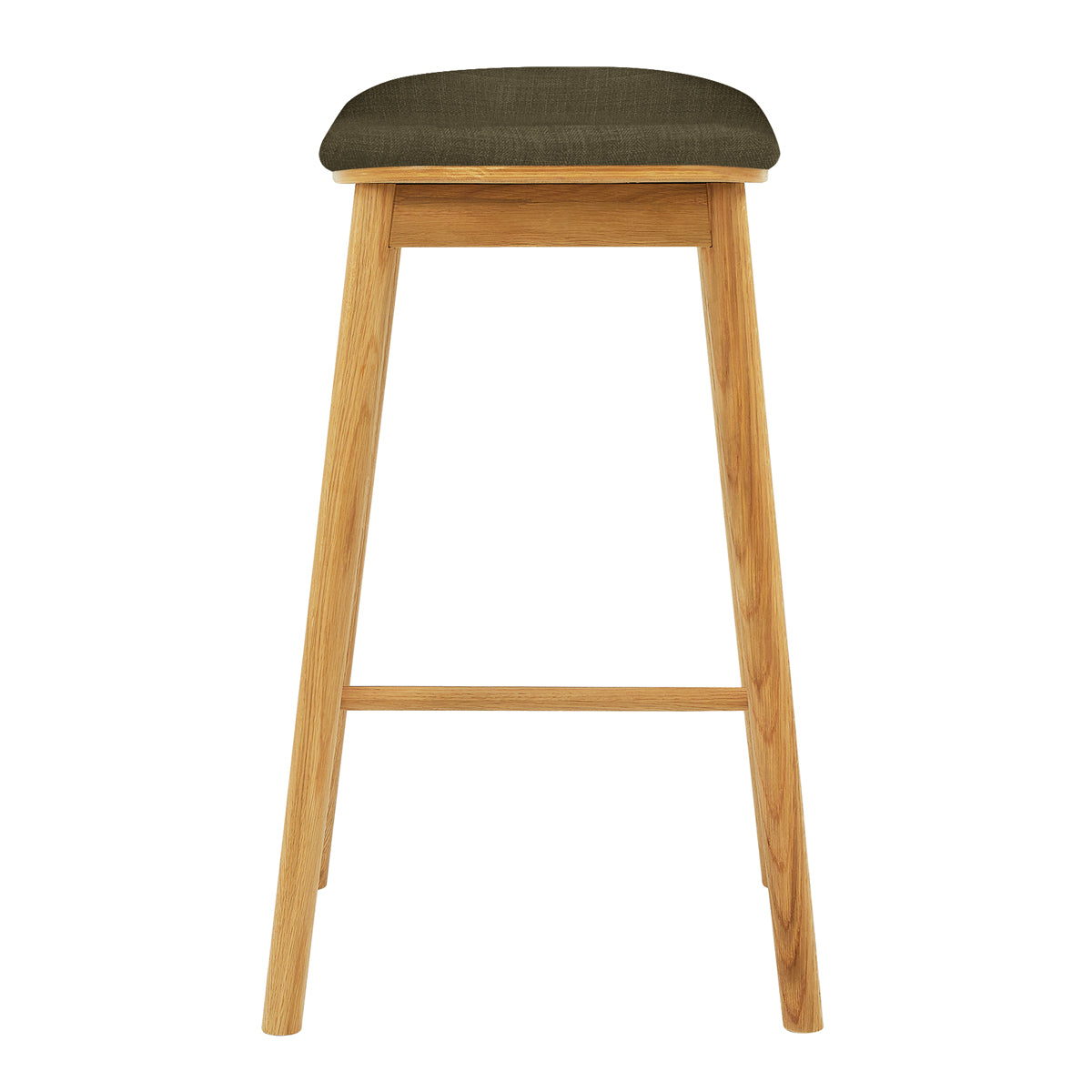 Lando Fabric Backless Bar Stool - Modern Kitchen Island & Counter Height Stool for Dining & Home Decor - Perfect for Small Spaces, Breakfast Nooks & Bars