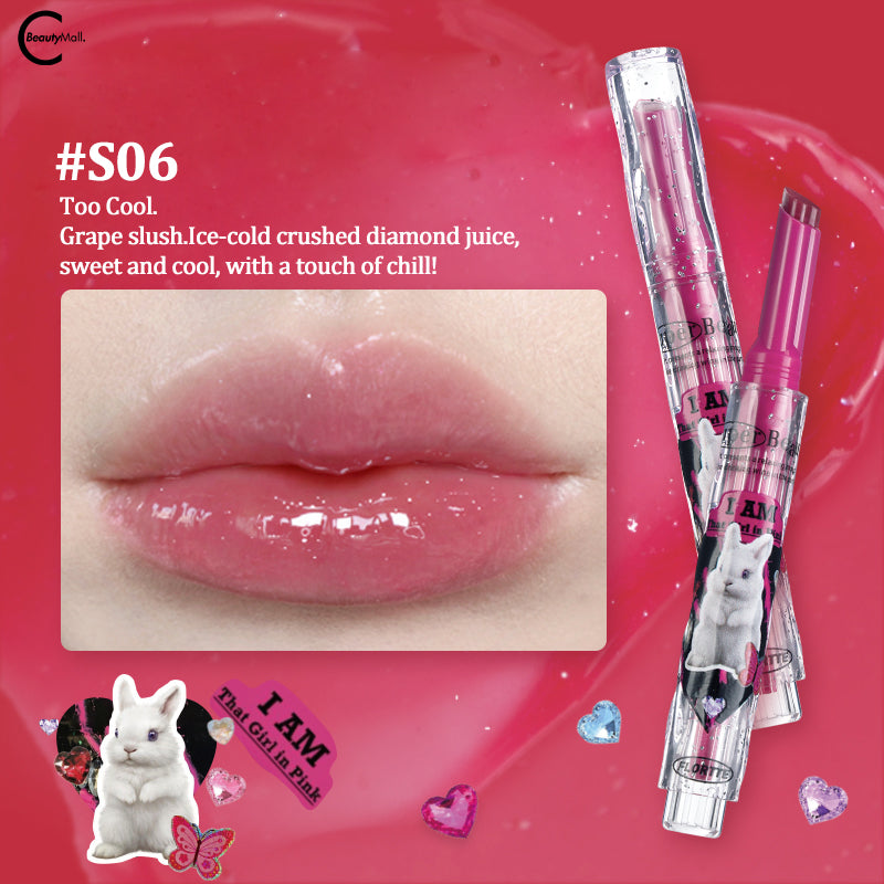 FLORTTE Enchanted Lip Glaze - Hydrating Plumping Lip Gloss with Shine & Moisture | Perfect for Daily Wear, Date Night & Special Occasions