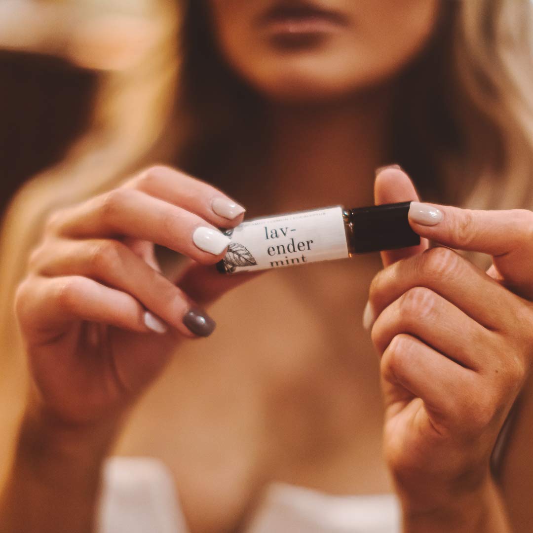 BROKEN TOP - Roll On Perfume with Jojoba & Essential Oils | Natural Vegan Eau de Parfum for Women & Men (Lavender Mint) | Perfect for Travel, Office & Daily Fragrance Refresh