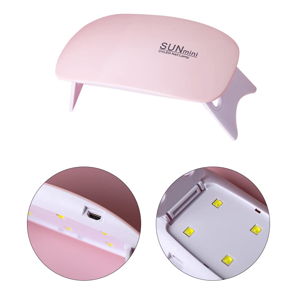 Portable Mini UV LED Nail Lamp - 6W Fast Drying Nail Gel Dryer for Manicure & Pedicure | Perfect for Home, Salon & Travel Nail Care
