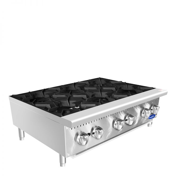 Atosa ACHP 6 36 Burner Commercial Gas Range - Natural Gas - Professional Restaurant Kitchen Equipment for High-Volume Cooking