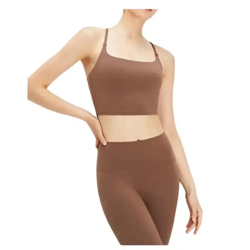 Women's High-Waisted Yoga Pants & Sports Bra Set - Breathable Workout Clothes for Gym, Running & Yoga | Swimcore Activewear for Women | Perfect for Fitness, Pilates & Lounge Wear