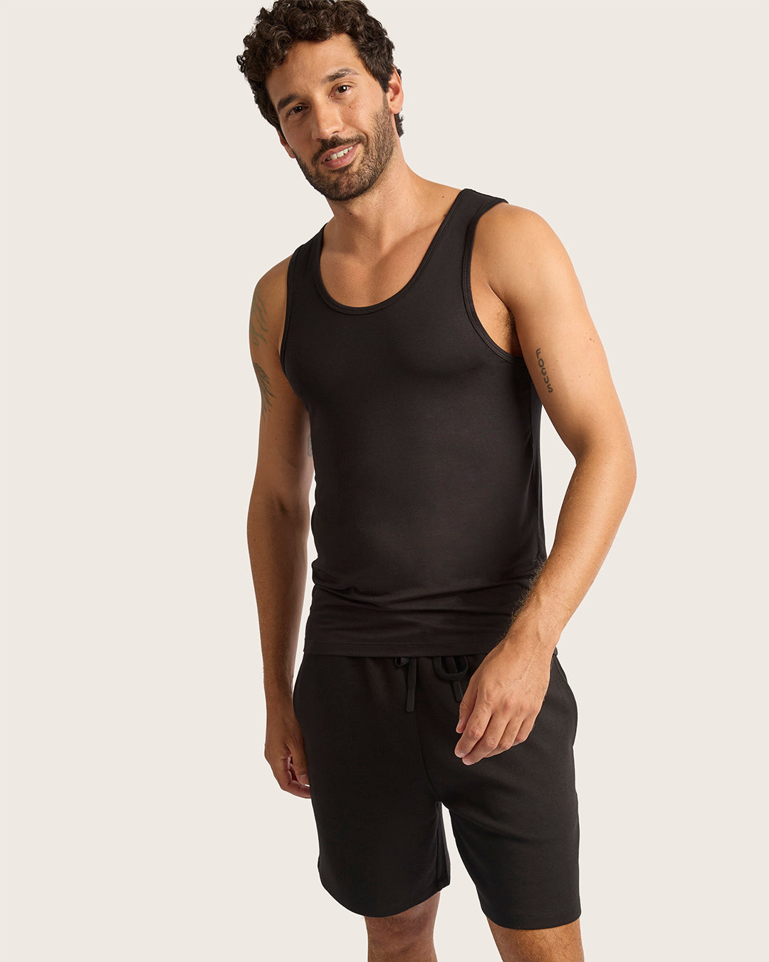 Men's Black Tank Top - Breathable & Comfortable for Gym, Workout, and Summer Outdoor Activities
