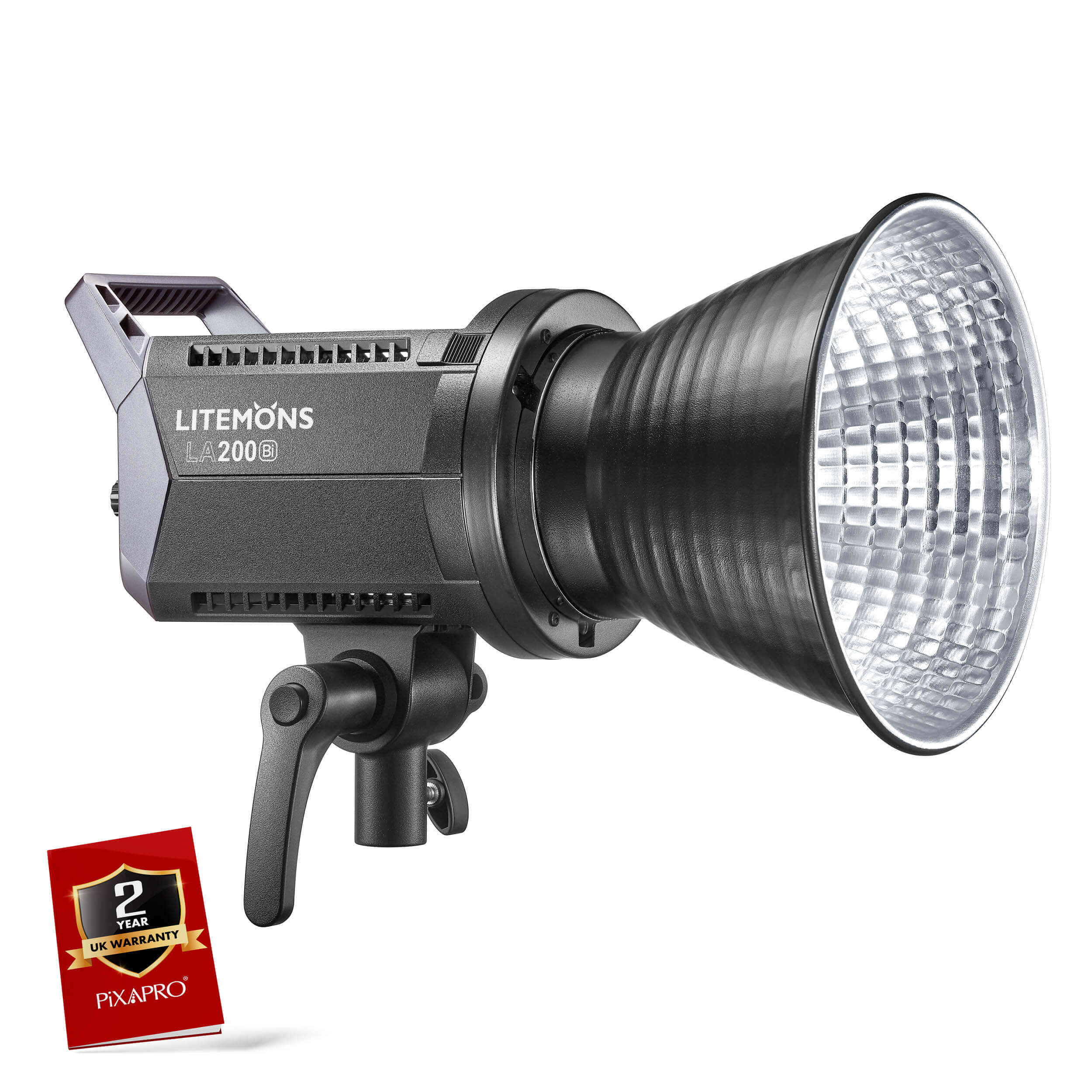 Litemons LA200Bi 230W Ultra Compact LED Photography Light with S120T Softbox & Light Stand Kit - Perfect for Studio, Portrait, YouTube, and Product Photography