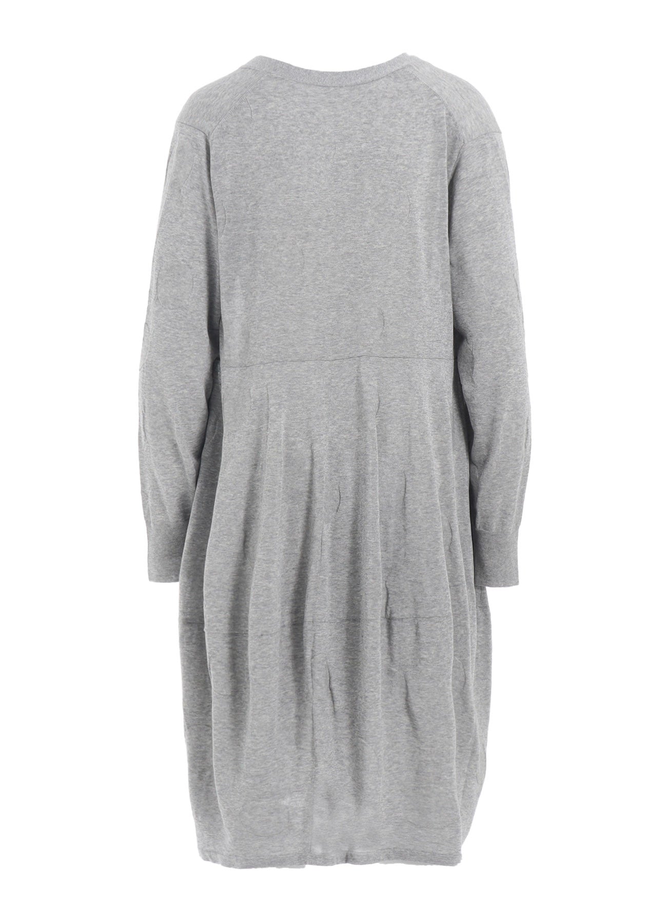 CAC Knit Dot Switching Long Cardigan for Women - Soft & Stylish Open Front Sweater - Perfect for Fall, Winter & Layering Outfits