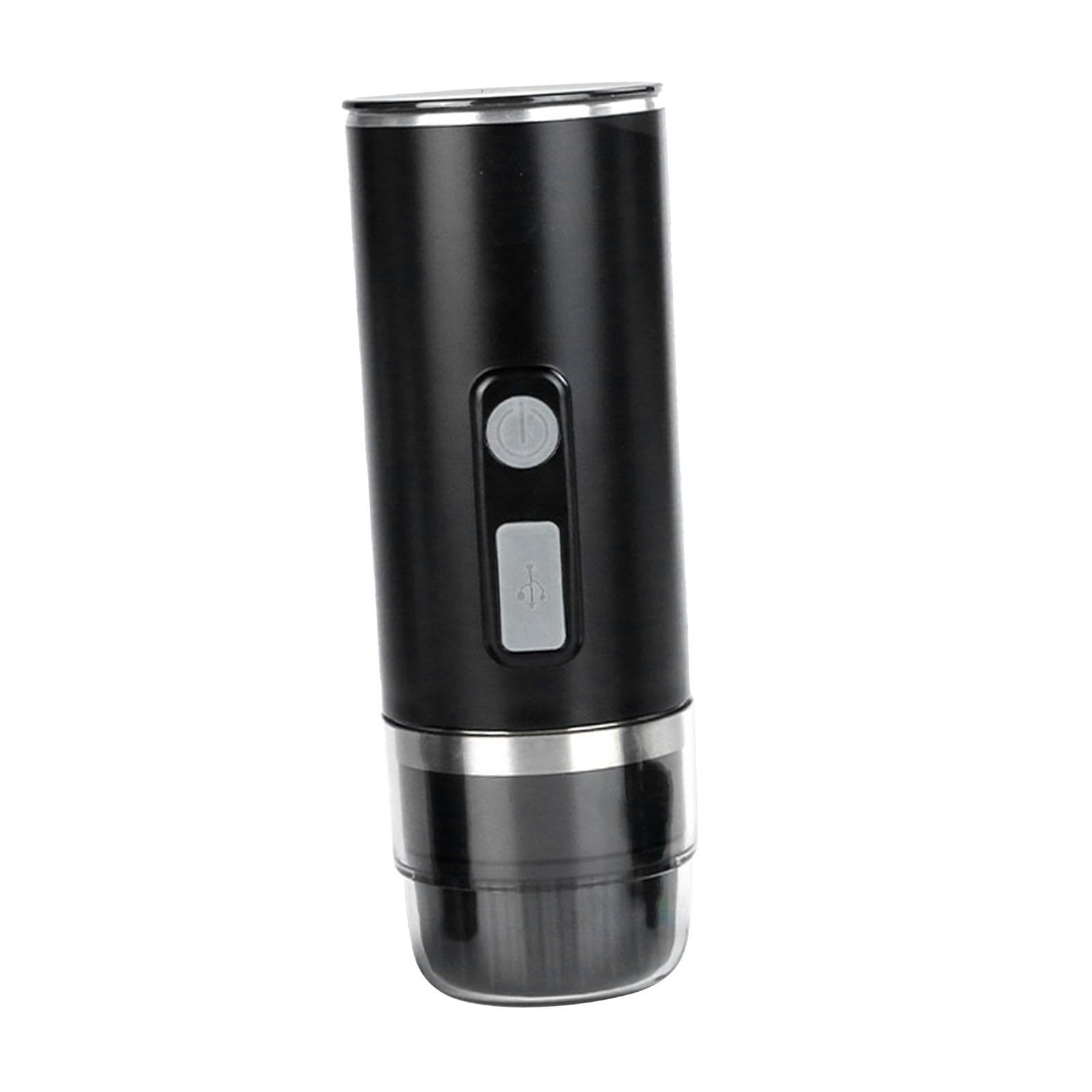 Portable Espresso Maker for Car Travel - Handheld Capsule Coffee Machine with Manual Pump (No Heating Required) - Perfect for Camping, Road Trips & Outdoor Adventures