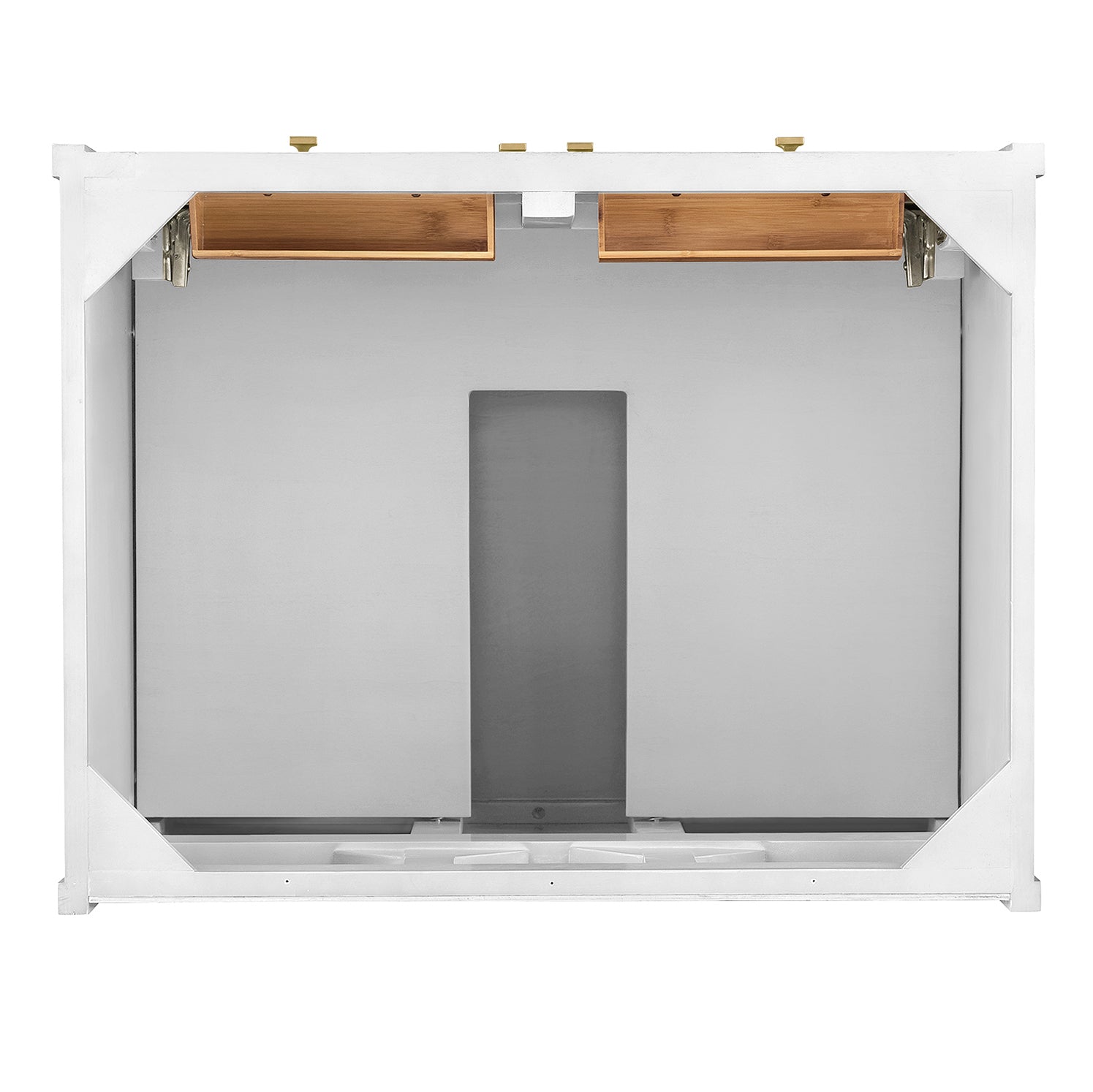 James Martin Vanities Chicago Collection 30-Inch Single Bathroom Vanity in Glossy White - Cabinet Only for Modern Bathroom Remodeling & Home Upgrade