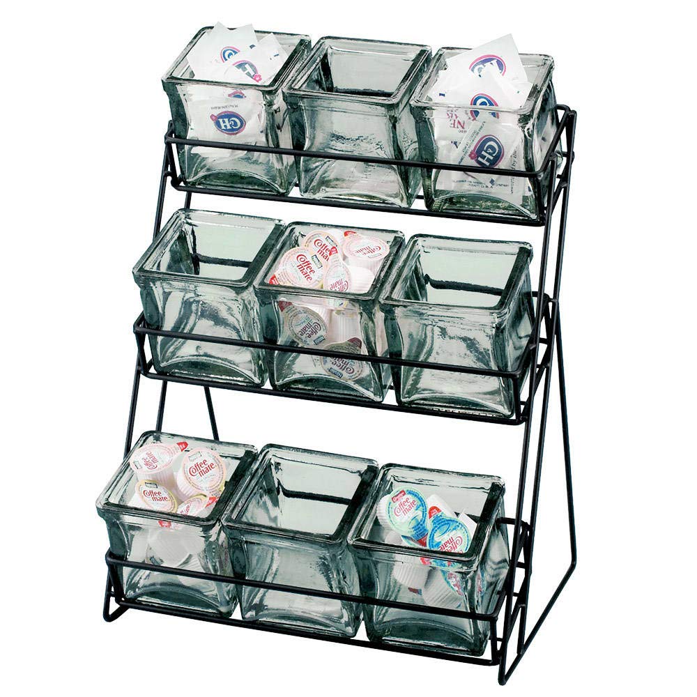 Vintage 1812-13 Iron Glass Jar Display Case - 13