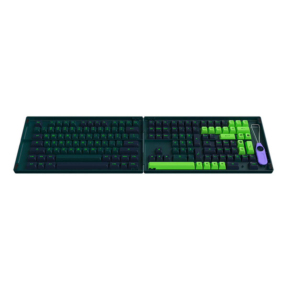 Akko Wave ASA PBT Double Shot 226-Piece Keycap Set - Custom Mechanical Keyboard Keycaps for Gaming, Typing & Office Work